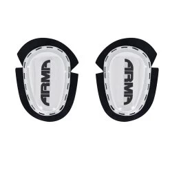 ARMR Teardrop Knee Sliders -Motorcycle Riding Equipment ARMR Moto Teardrop Motorcycle Knee Sliders White 2