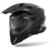 Airoh Commander 2 Plain Helmet – Matt Black -Motorcycle Riding Equipment Airoh Commander 2 Plain Motorcycle Helmet Matt Black 1