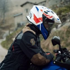 Airoh Commander 2 Reveal Helmet – Red/Blue -Motorcycle Riding Equipment Airoh Commander 2 Reveal Motorcycle Helmet Red Blue Lifestyle 2