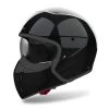Airoh J110 Plain Helmet – Glitter Black -Motorcycle Riding Equipment Airoh J110 Plain Motorcycle Helmet Glitter Black 1