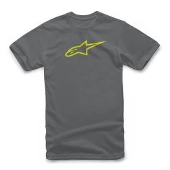 Alpinestars Ageless Classic Tee – Charcoal/Yellow