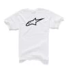 Alpinestars Ageless Classic Tee – White/Black -Motorcycle Riding Equipment Alpinestars Ageless Classic Tee White Black 1