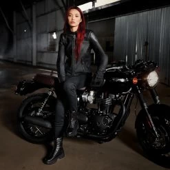 Alpinestars Ava Women’s Boots – Black -Motorcycle Riding Equipment Alpinestars Ava Womens Motorcycle Boots Black Black Lifestyle 1