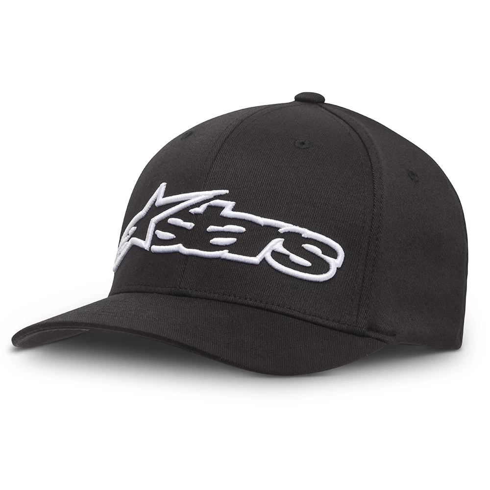 Alpinestars Blaze Flexfit Hat – Black/White 3 Alpinestars Blaze Flexfit Hat – Black/White