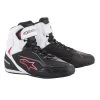 Alpinestars Faster 3 Boots – Black/White/Red -Motorcycle Riding Equipment Alpinestars Faster 3 White Red Motorcycle Boots