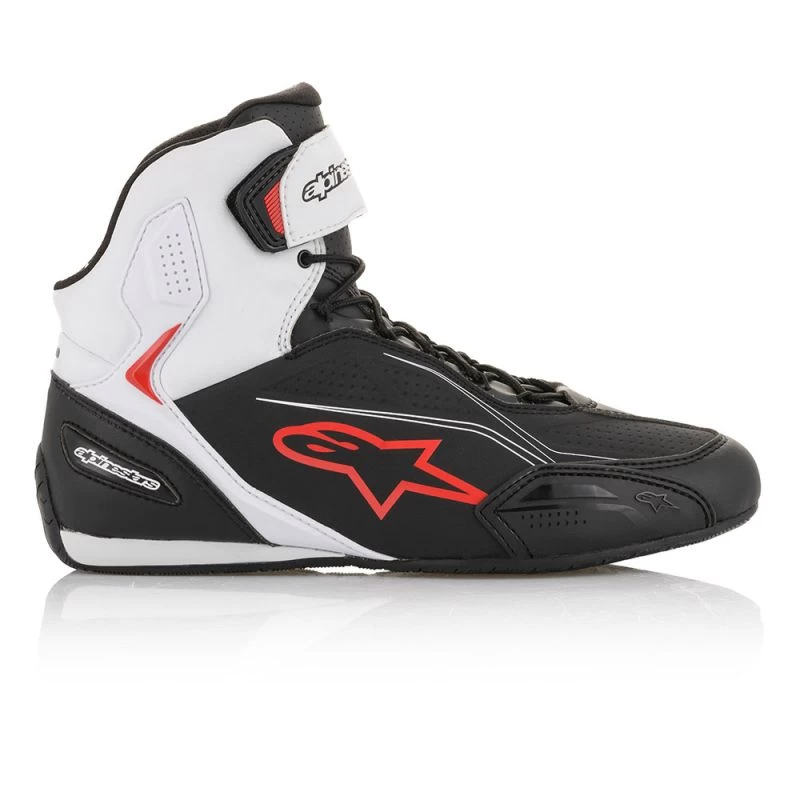 Alpinestars Faster 3 Boots – Black/White/Red 4 Alpinestars Faster 3 Boots – Black/White/Red - Image 2
