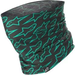 Alpinestars Logo Neck Tube – Black/Teal