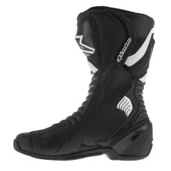 Alpinestars SMX-6 V2 Boots – Black/White -Motorcycle Riding Equipment Alpinestars SMX 6 v2 Motorcycle Boots Black White 3