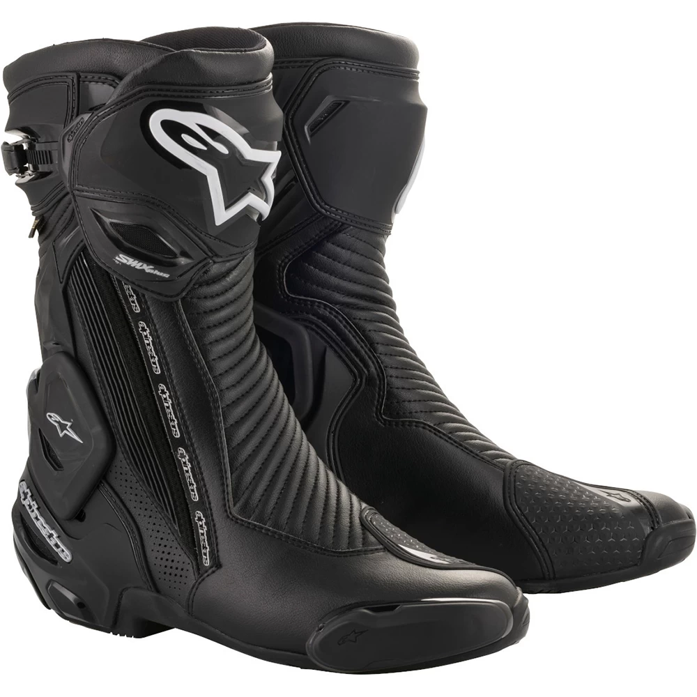 Alpinestars SMX Plus V2 Gore-Tex Boots – Black/Silver 3 Alpinestars SMX Plus V2 Gore-Tex Boots – Black/Silver