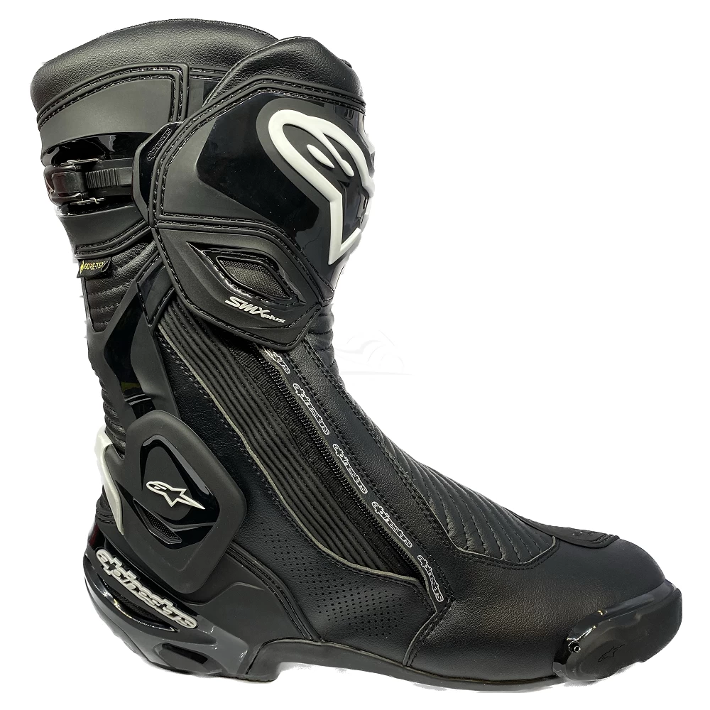 Alpinestars SMX Plus V2 Gore-Tex Boots – Black/Silver 7 Alpinestars SMX Plus V2 Gore-Tex Boots – Black/Silver - Image 5
