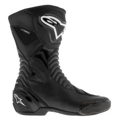 Alpinestars SMX-S WP Boots – Black/Black -Motorcycle Riding Equipment Alpinestars SMX S Waterproof Motorcycle Boots Black Black 2
