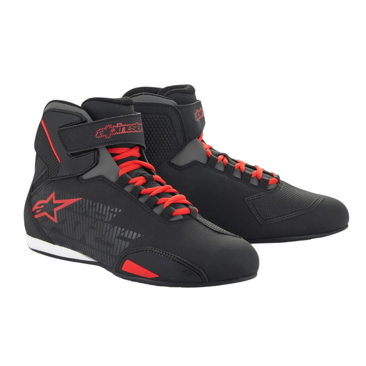 Alpinestars Sektor Boots – Black/Bright Red 3 Alpinestars Sektor Boots – Black/Bright Red