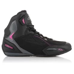 Alpinestars Stella Faster 3 Drystar Boots – Black/Fuchsia 11 Alpinestars Stella Faster 3 Drystar Boots – Black/Fuchsia -Motorcycle Riding Equipment Alpinestars Stella Faster 3 Drystar Motorcycle Boots Fuchsia 4