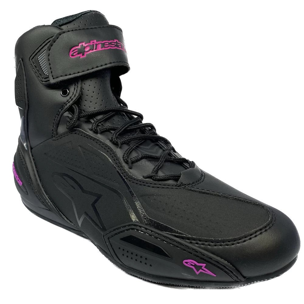 Alpinestars Stella Faster 3 Boots – Black/Fuchsia 4 Alpinestars Stella Faster 3 Boots – Black/Fuchsia - Image 2