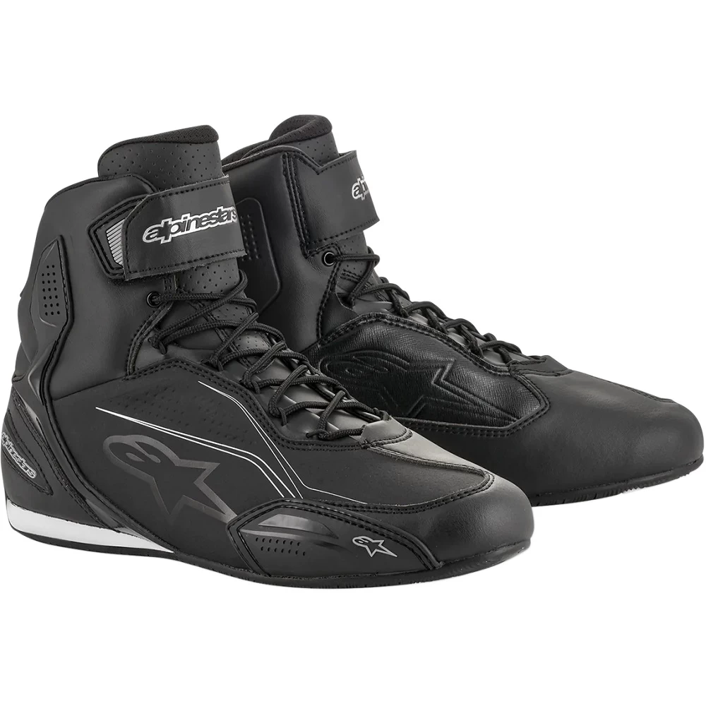 Alpinestars Stella Faster 3 Boots – Black/Silver 3 Alpinestars Stella Faster 3 Boots – Black/Silver