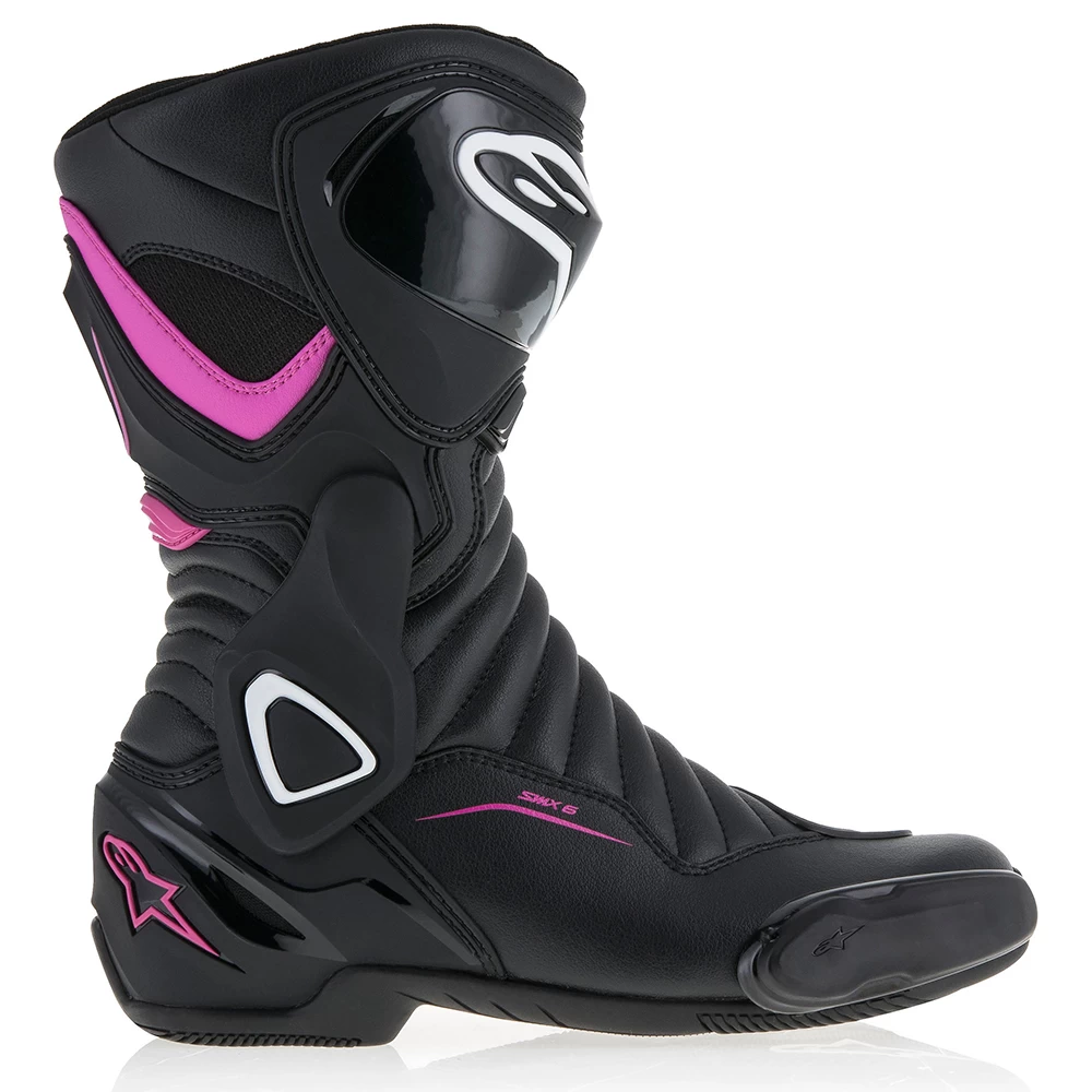Alpinestars Stella SMX-6 V2 Boots – Black/Fuchsia/White 6 Alpinestars Stella SMX-6 V2 Boots – Black/Fuchsia/White - Image 4
