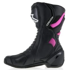 Alpinestars Stella SMX-6 V2 Boots – Black/Fuchsia/White 14 Alpinestars Stella SMX-6 V2 Boots – Black/Fuchsia/White -Motorcycle Riding Equipment Alpinestars Stella SMX 6 v2 Black Fuchsia Sport Boots