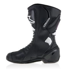 Alpinestars Stella SMX-6 V2 Drystar Boots – Black/White/Fuchsia -Motorcycle Riding Equipment Alpinestars Stella SMX 6 v2 Drystar Bike Boots