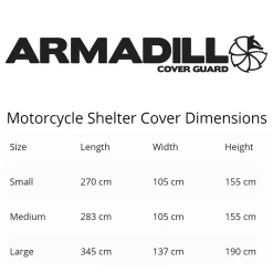 Armadillo Garage Shelter Cover 25 Armadillo Garage Shelter Cover -Motorcycle Riding Equipment Armadillo Motorcycle Garage Shelter Cover Dimensions
