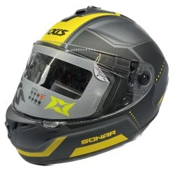 Axxis Draken Sonar Helmet – Yellow -Motorcycle Riding Equipment Axxis Draken Sonar Motorcycle Helmet Yellow 4