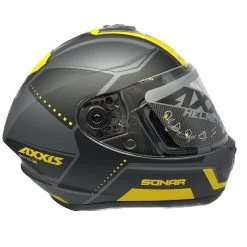 Axxis Draken Sonar Helmet – Yellow -Motorcycle Riding Equipment Axxis Draken Sonar Motorcycle Helmet Yellow 7