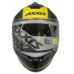 Axxis Draken Sonar Helmet – Yellow -Motorcycle Riding Equipment Axxis Draken Sonar Motorcycle Helmet Yellow 8