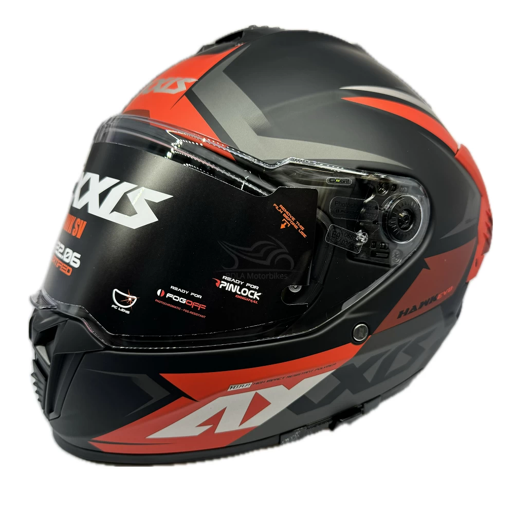 Axxis Hawk Evo Ixil Helmet – Red 5 Axxis Hawk Evo Ixil Helmet – Red - Image 3