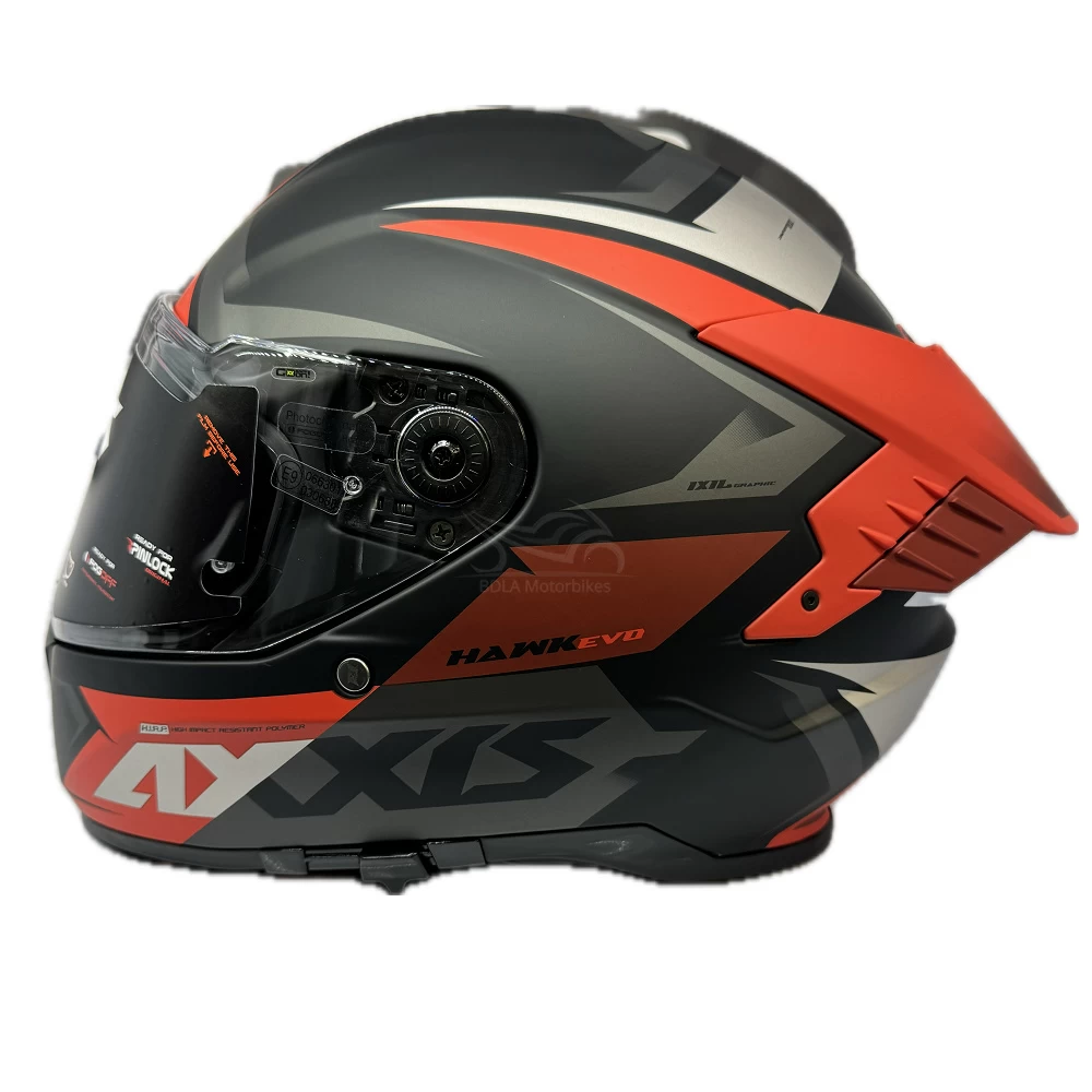 Axxis Hawk Evo Ixil Helmet – Red 6 Axxis Hawk Evo Ixil Helmet – Red - Image 4
