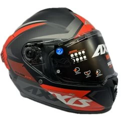 Axxis Hawk Evo Ixil Helmet – Red 18 Axxis Hawk Evo Ixil Helmet – Red -Motorcycle Riding Equipment Axxis Hawk Evo Ixil Motorcycle Helmet Red 5