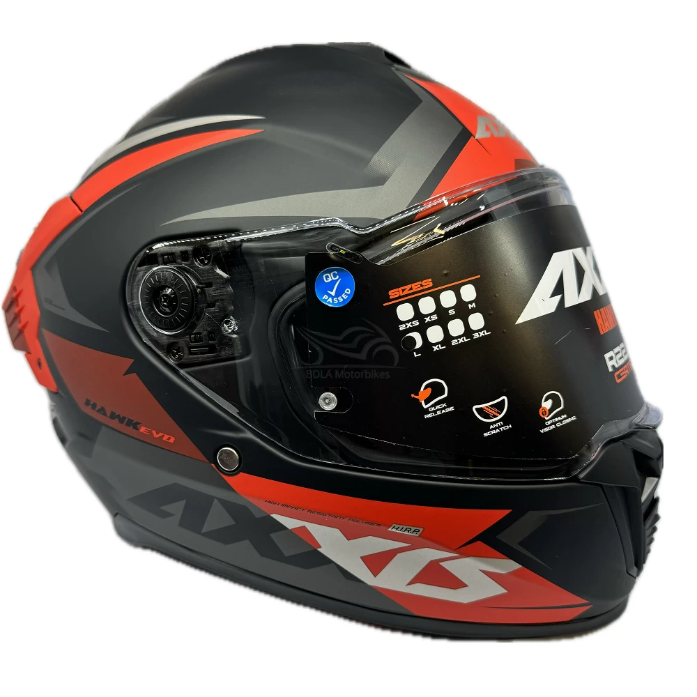 Axxis Hawk Evo Ixil Helmet – Red 7 Axxis Hawk Evo Ixil Helmet – Red - Image 5