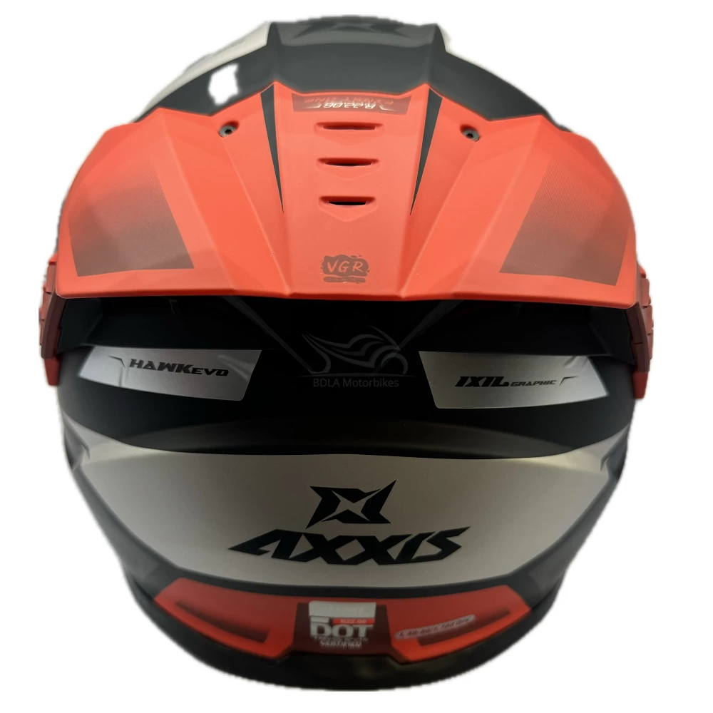Axxis Hawk Evo Ixil Helmet – Red 10 Axxis Hawk Evo Ixil Helmet – Red - Image 8