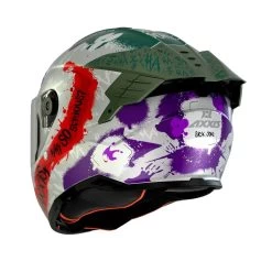 Axxis Hawk Evo Sick Joke Helmet – Grey -Motorcycle Riding Equipment Axxis Hawk Evo Joke Motorcycle Helmet 3