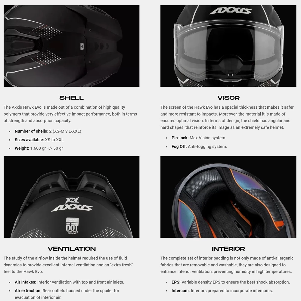 Axxis Hawk Evo Ixil Helmet – Red 13 Axxis Hawk Evo Ixil Helmet – Red - Image 11