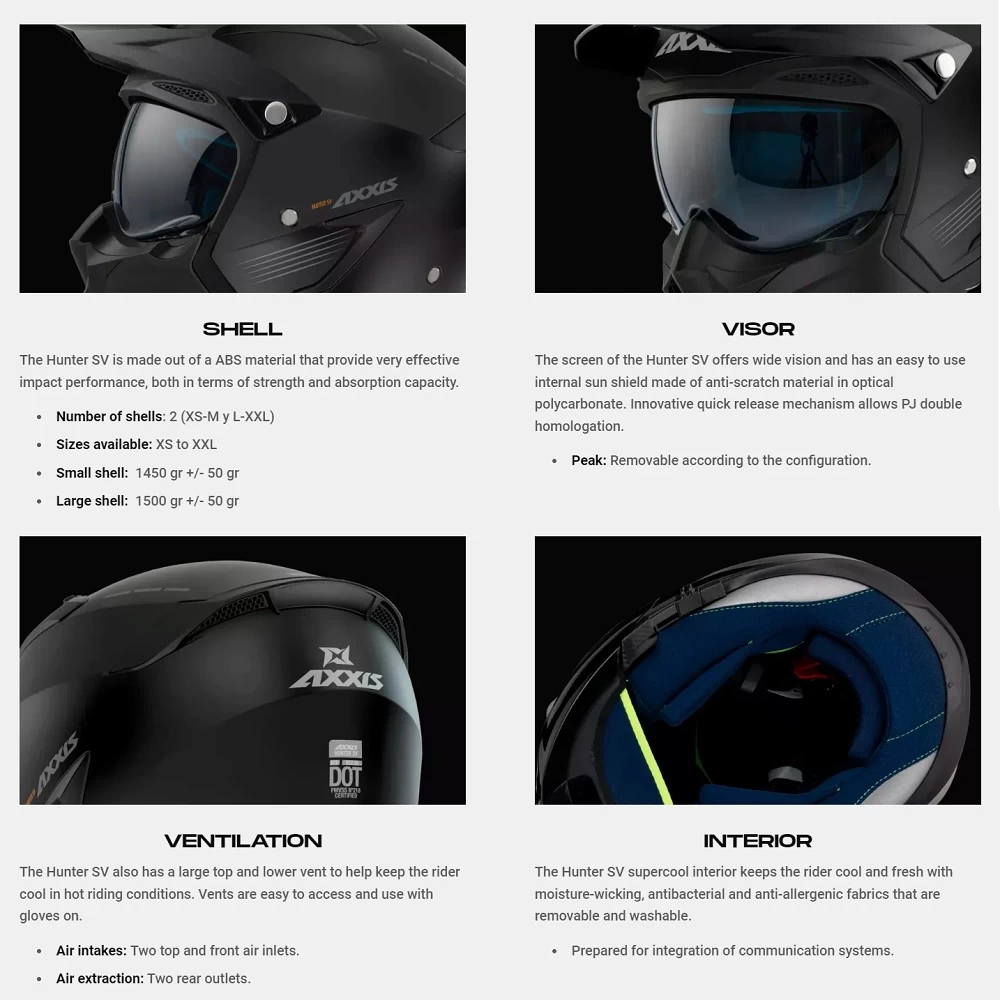 Axxis Hunter Toxic Helmet – Green 6 Axxis Hunter Toxic Helmet – Green - Image 4