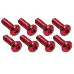 Bike It Screen Bolts -Motorcycle Riding Equipment Bike It Motorcycle Screen Bolts Red BOLSCRR