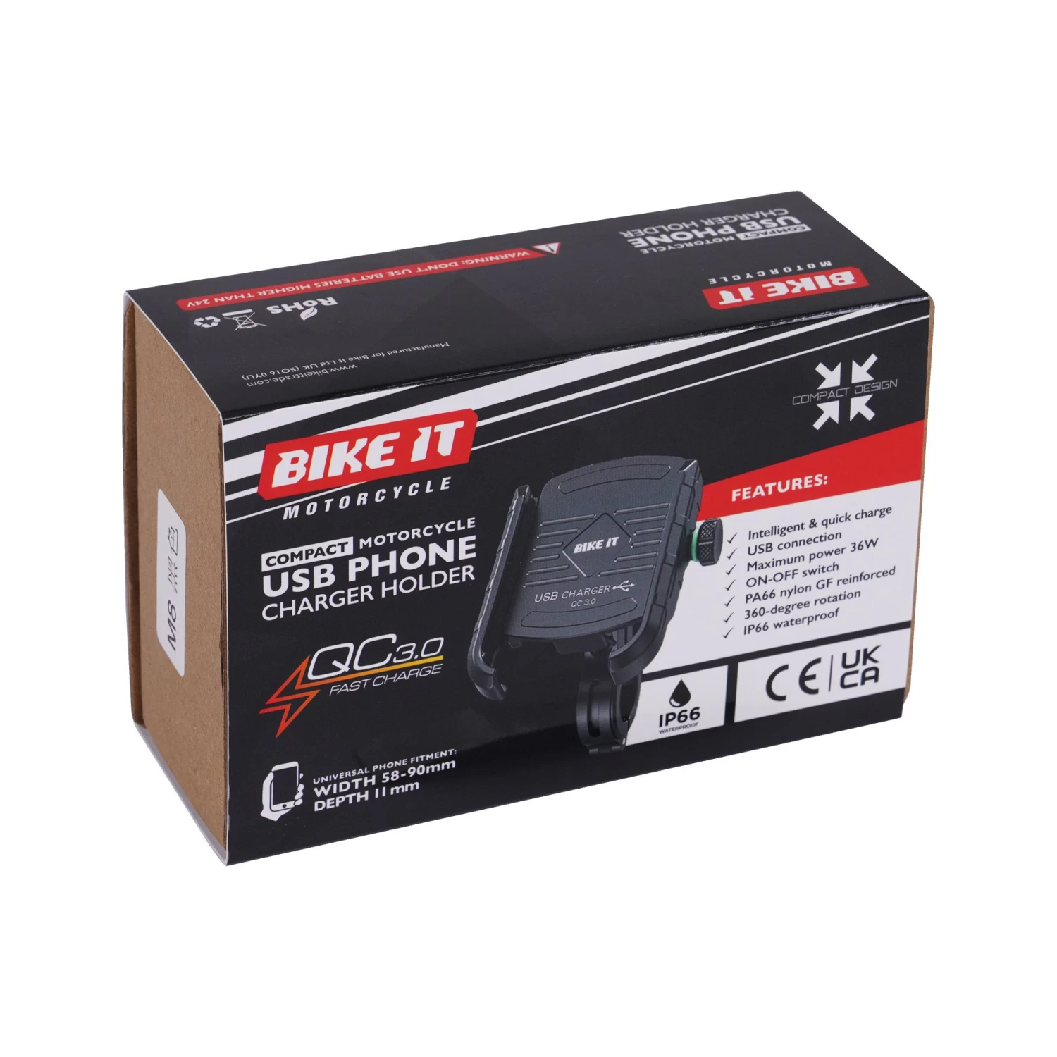 Bike It QC 3.0 USB Phone Charger Cradle 8 Bike It QC 3.0 USB Phone Charger Cradle - Image 6