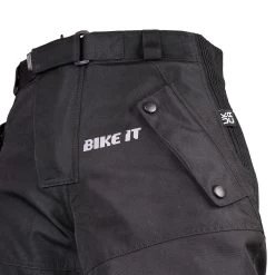 Bike It Triple Black Trousers – Black -Motorcycle Riding Equipment Bike It Triple Black Motorcycle Trousers 5