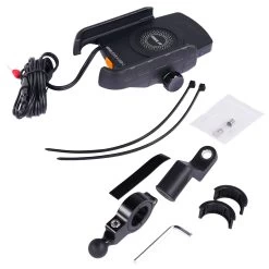 Bike It Wireless USB-C Phone Charger Holder -Motorcycle Riding Equipment Bike It Wireless USB C Phone Charger Holder LUGSMT33 4