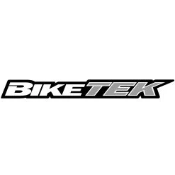 BikeTek Series 3 Track Red Paddock Stand Set -Motorcycle Riding Equipment BikeTek Logo Large 62