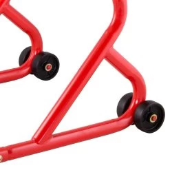 BikeTek Series 3 Track Red Paddock Stand Set -Motorcycle Riding Equipment BikeTek Series 3 Track Rear Paddock Stand Red PDSTAND 4