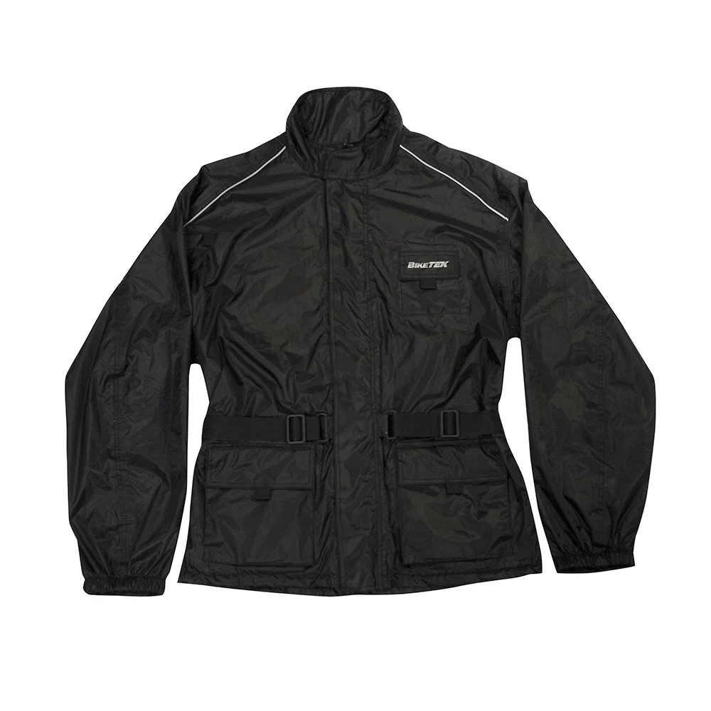 Biketek Deluxe Waterproof Over Jacket – Black 3 Biketek Deluxe Waterproof Over Jacket – Black