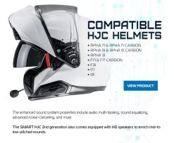 HJC 11B Smart Bluetooth Intercom Kit -Motorcycle Riding Equipment HJC 11B Smarth Bluetooth Intercom Kit Features 1