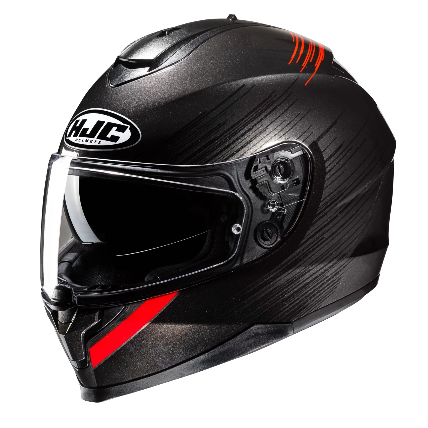 HJC C70N Sway Helmet – Red 3 HJC C70N Sway Helmet – Red