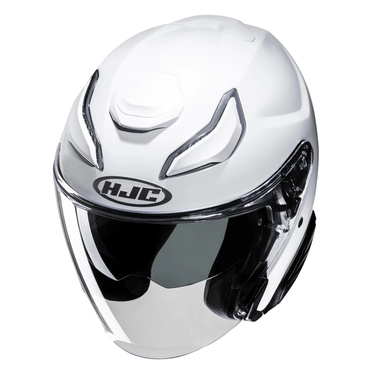HJC F31 Plain Helmet – Pearl White 6 HJC F31 Plain Helmet – Pearl White - Image 4