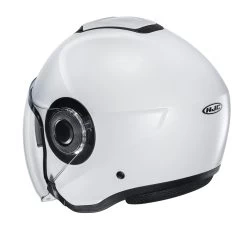 HJC I40N Plain Helmet – White -Motorcycle Riding Equipment HJC I40N Plain Motorcycle Helmet White 3