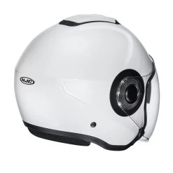 HJC I40N Plain Helmet – White -Motorcycle Riding Equipment HJC I40N Plain Motorcycle Helmet White 5