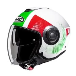 HJC I40N Pyle Helmet – Green/White/Red