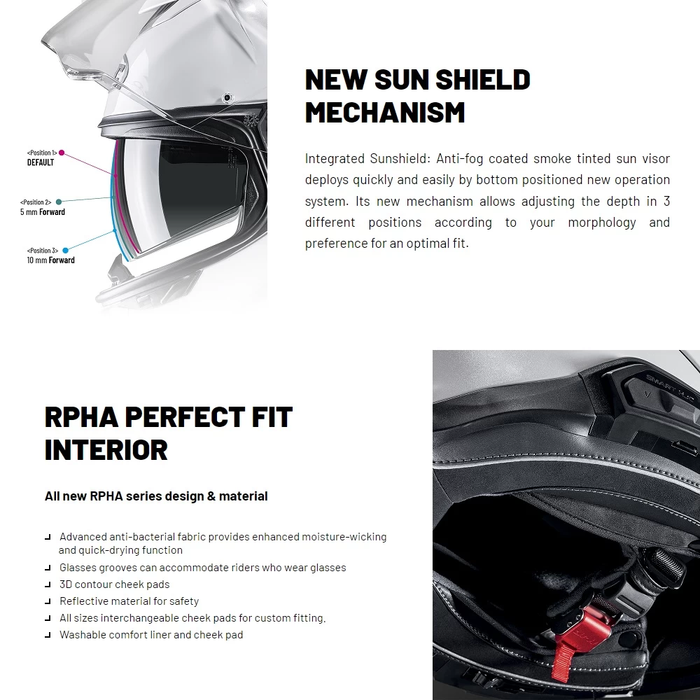 HJC RPHA 91 Plain Helmet – Black 5 HJC RPHA 91 Plain Helmet – Black - Image 3