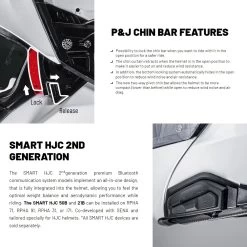 HJC RPHA 91 Plain Helmet – Matt Titanium -Motorcycle Riding Equipment HJC RPHA 91 Motorcycle Helmet Features 3 2