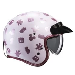 HJC V31 Disney Mickey Mouse Helmet – Pink 16 HJC V31 Disney Mickey Mouse Helmet – Pink -Motorcycle Riding Equipment HJC V31 Disney Mickey Mouse Motorcycle Helmet Pink 10